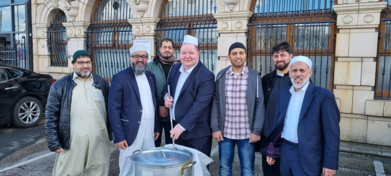 Andrew at Faizan e Islam mosque.