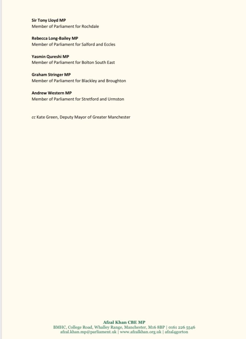 A letter to the Chief Constable of the Greater Manchester Police Force about hate crime. Page 2/2.