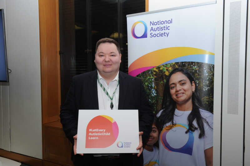 Andrew Western  at a National Autistic Society event.