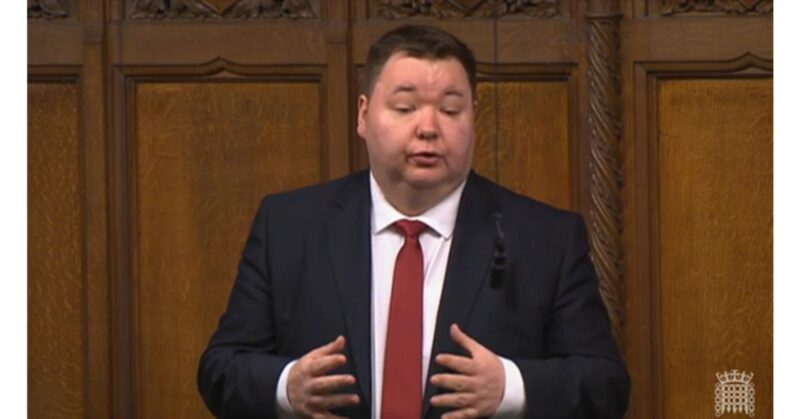 Andrew during a Westminster Hall debate on 2 February, 2023