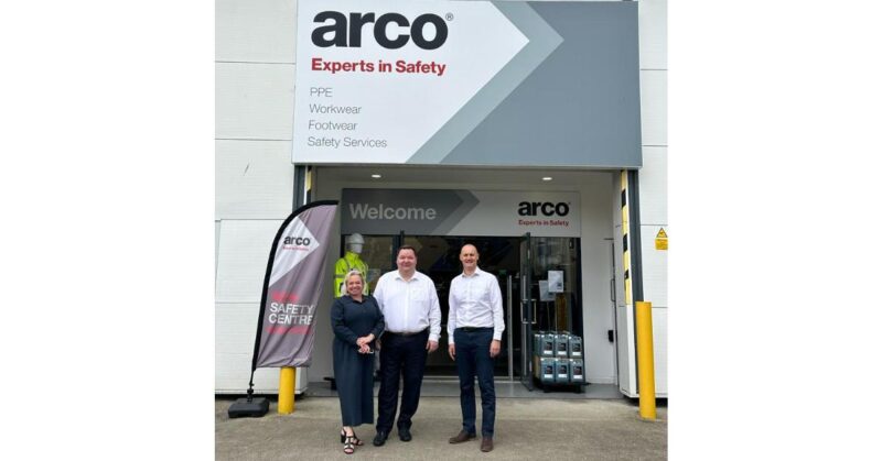 Andrew, visiting Arco - a health and safety equipment distributer - based in Trafford Park