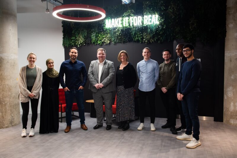 Andrew, visiting UA92 and Trafford College.