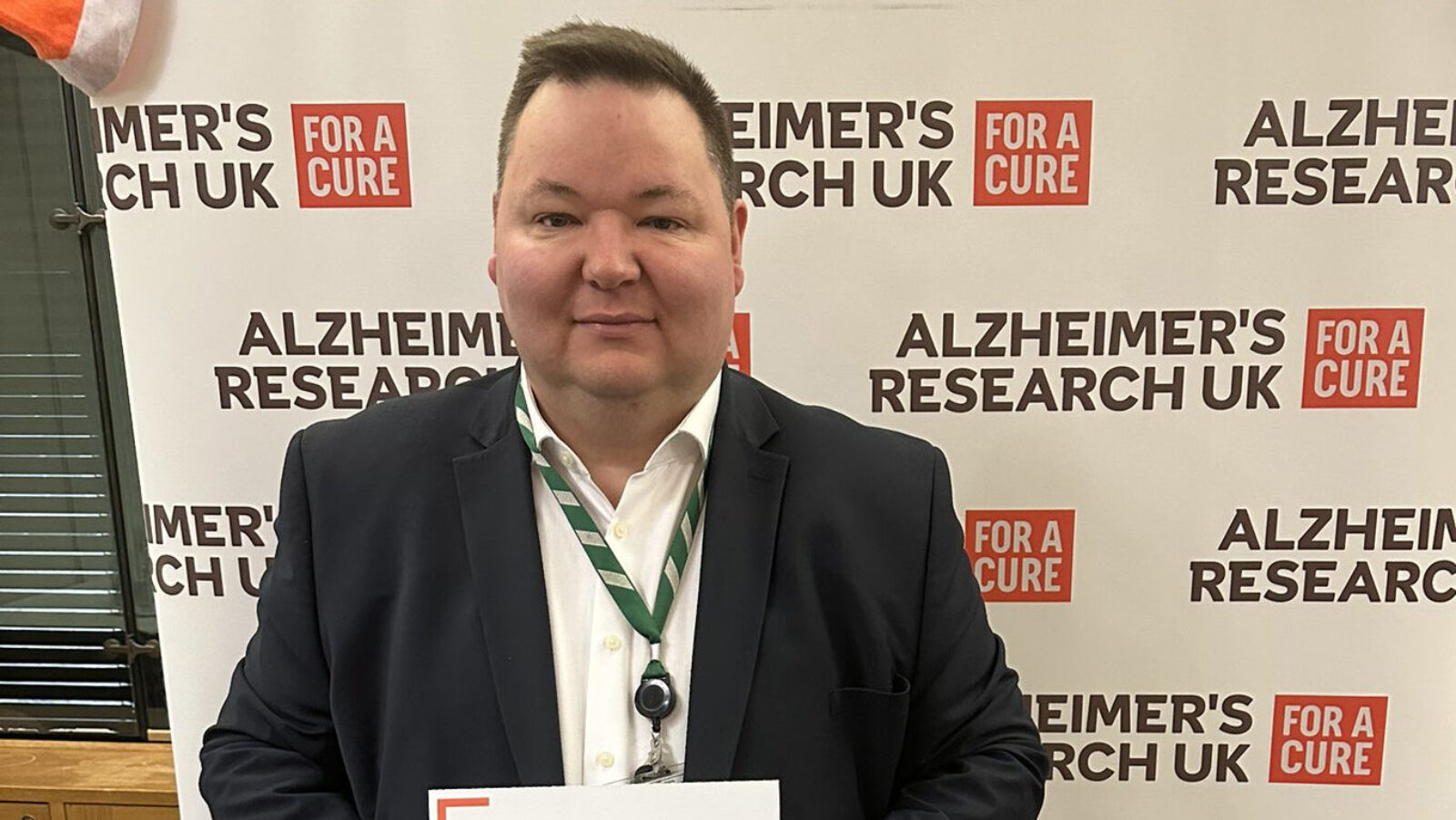 Andrew at the Alzheimer